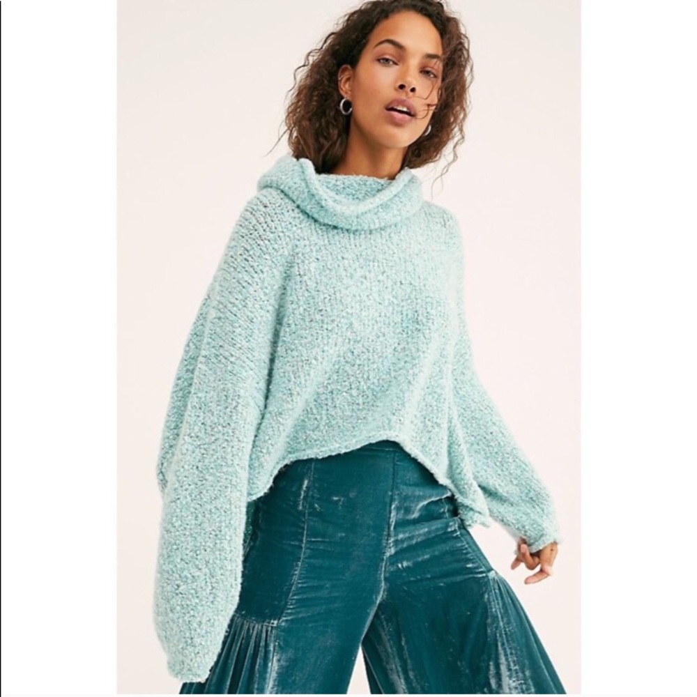 Free People BFF Cowl Neck Sweater size s